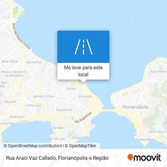 Rua Araci Vaz Callado mapa