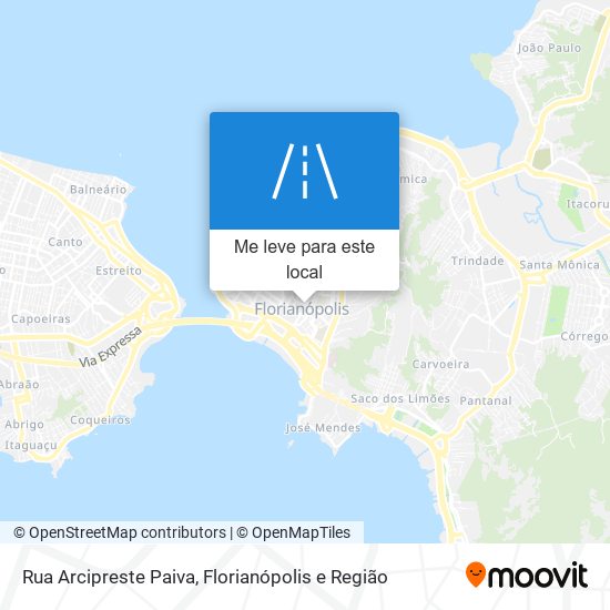 Rua Arcipreste Paiva mapa