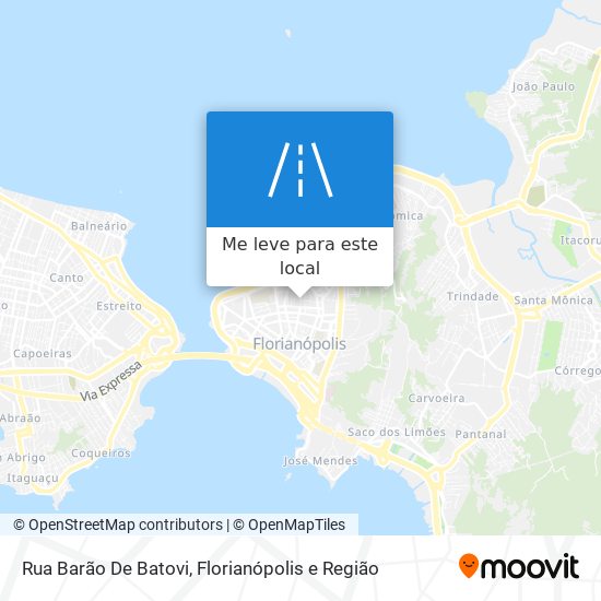 Rua Barão De Batovi mapa