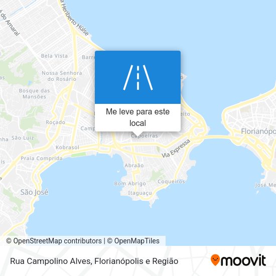 Rua Campolino Alves mapa