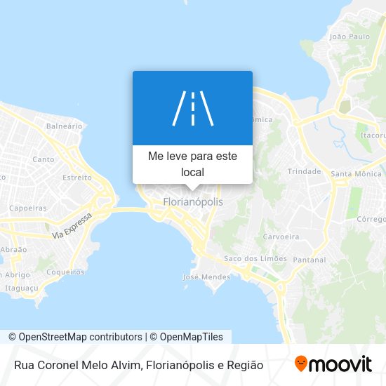Rua Coronel Melo Alvim mapa