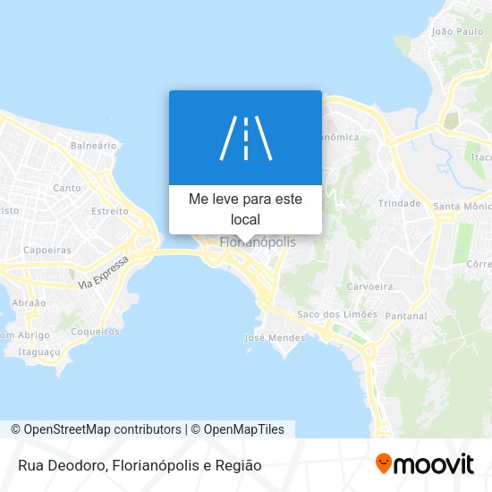 Rua Deodoro mapa
