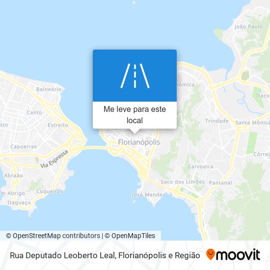 Rua Deputado Leoberto Leal mapa