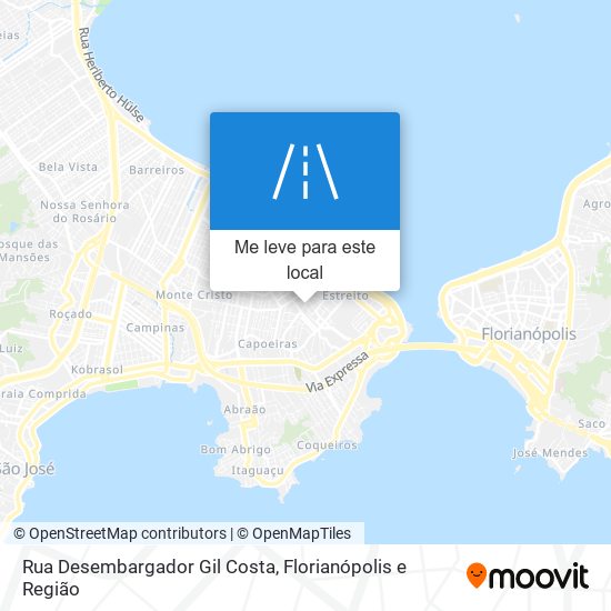 Rua Desembargador Gil Costa mapa