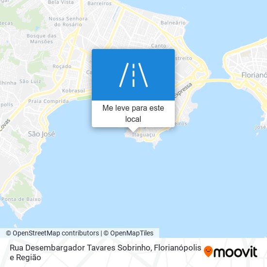 Rua Desembargador Tavares Sobrinho mapa