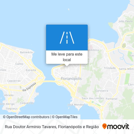 Rua Doutor Armínio Tavares mapa