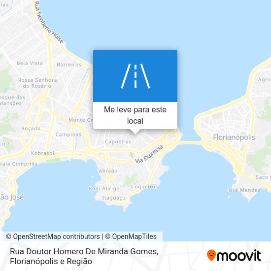Rua Doutor Homero De Miranda Gomes mapa