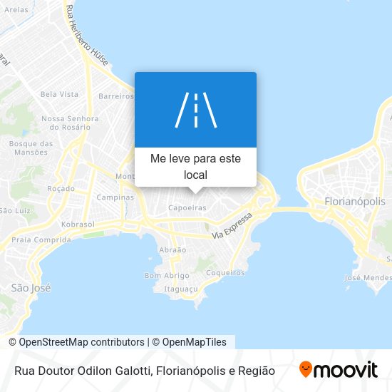 Rua Doutor Odilon Galotti mapa