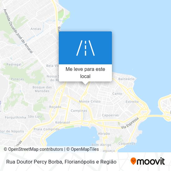 Rua Doutor Percy Borba mapa