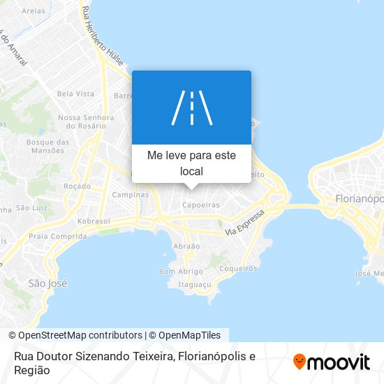 Rua Doutor Sizenando Teixeira mapa