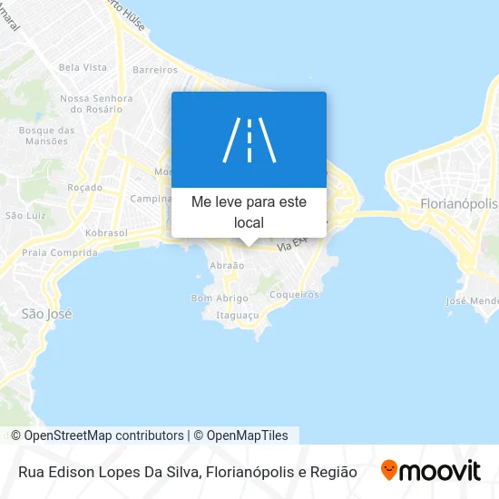 Rua Edison Lopes Da Silva mapa