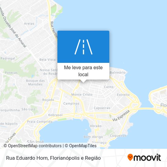 Rua Eduardo Horn mapa