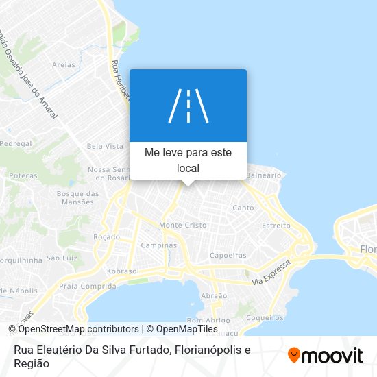 Rua Eleutério Da Silva Furtado mapa