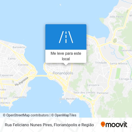 Rua Feliciano Nunes Pires mapa