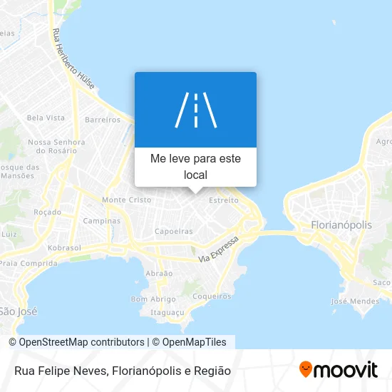 Rua Felipe Neves mapa