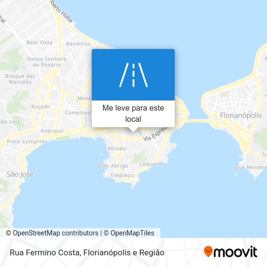 Rua Fermino Costa mapa