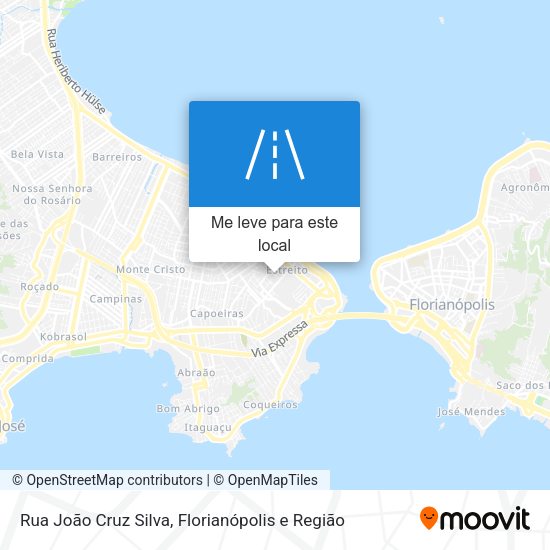 Rua João Cruz Silva mapa