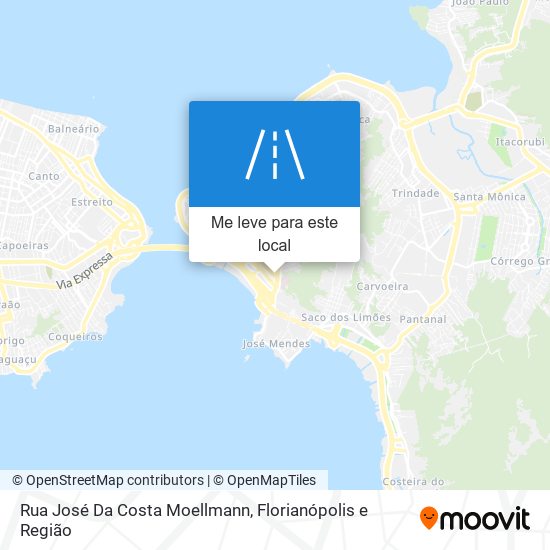 Rua José Da Costa Moellmann mapa