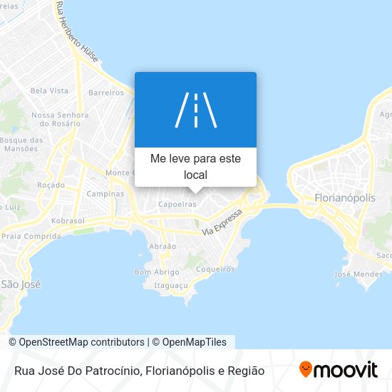 Rua José Do Patrocínio mapa