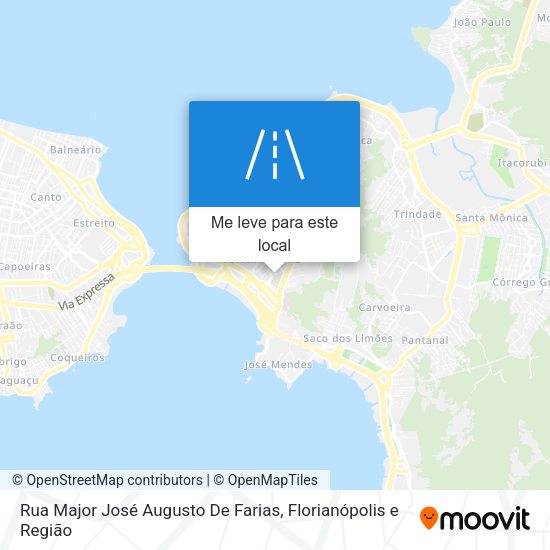 Rua Major José Augusto De Farias mapa