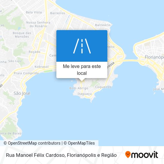 Rua Manoel Félix Cardoso mapa