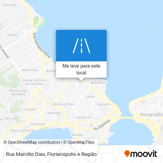 Rua Marcílio Dias mapa