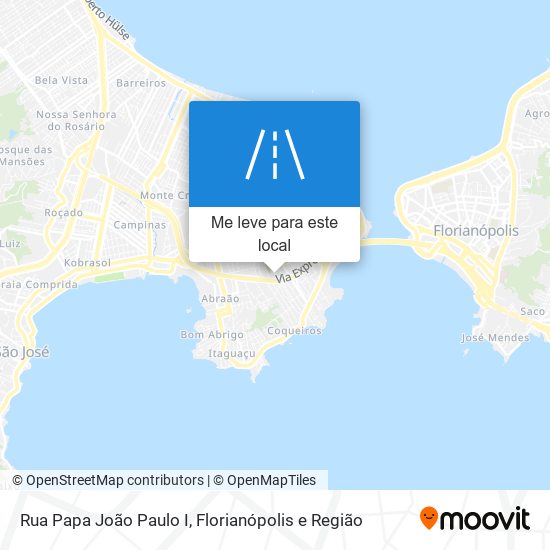 Rua Papa João Paulo I mapa