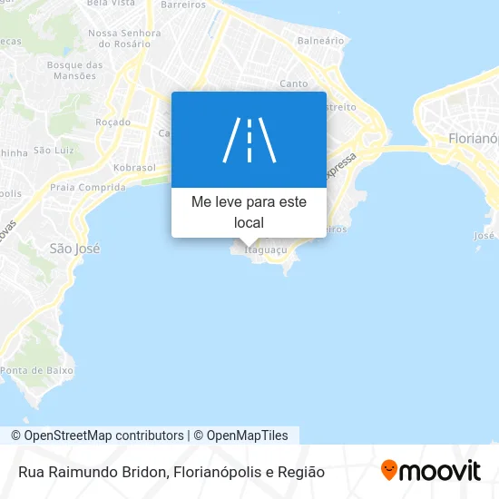 Rua Raimundo Bridon mapa