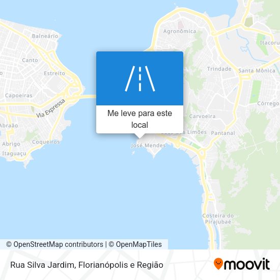 Rua Silva Jardim mapa
