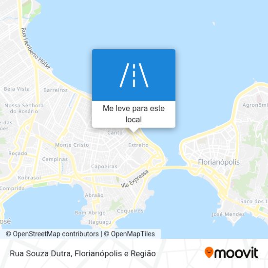 Rua Souza Dutra mapa