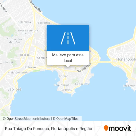 Rua Thiago Da Fonseca mapa