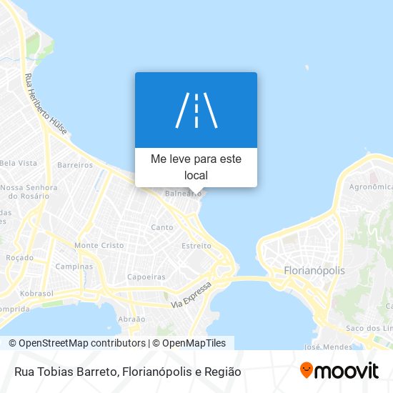 Rua Tobias Barreto mapa