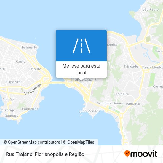 Rua Trajano mapa