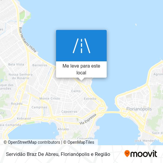 Servidão Braz De Abreu mapa