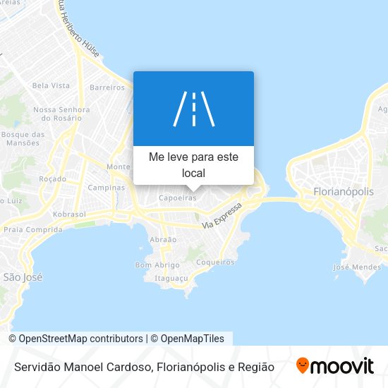 Servidão Manoel Cardoso mapa