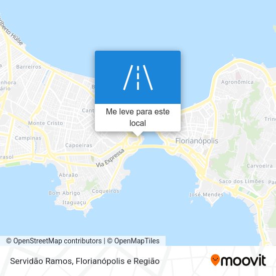 Servidão Ramos mapa