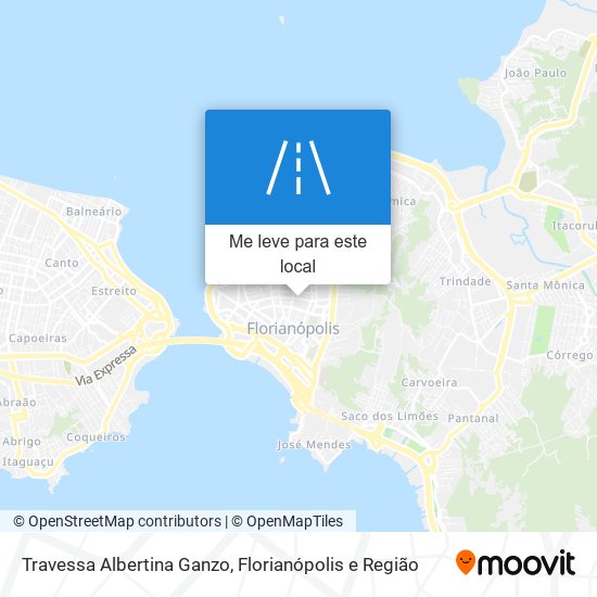 Travessa Albertina Ganzo mapa