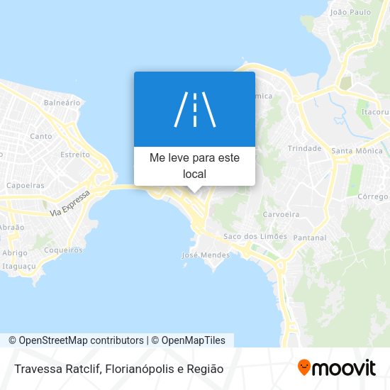 Travessa Ratclif mapa