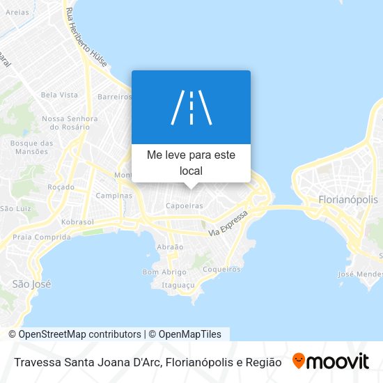 Travessa Santa Joana D'Arc mapa