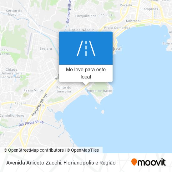 Avenida Aniceto Zacchi mapa