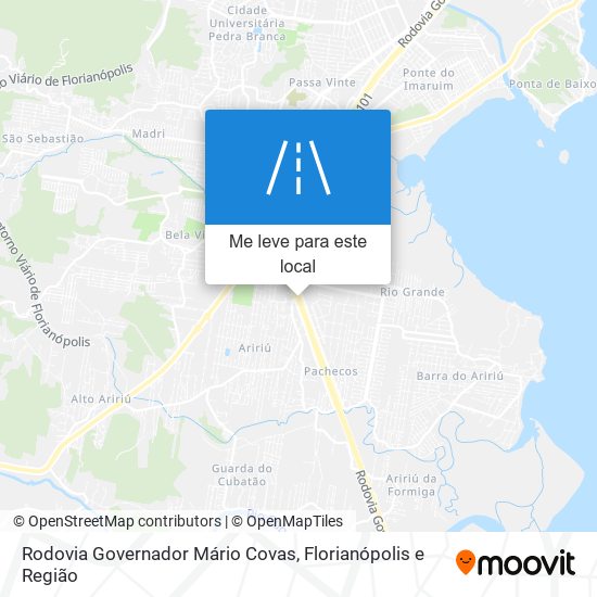 Rodovia Governador Mário Covas mapa