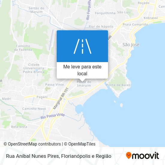 Rua Aníbal Nunes Pires mapa