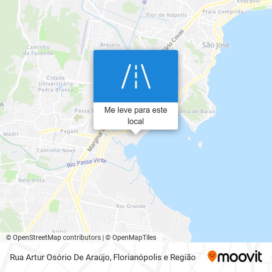 Rua Artur Osório De Araújo mapa