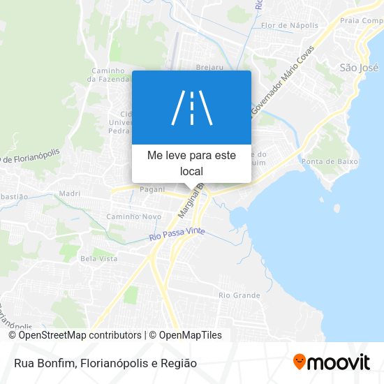 Rua Bonfim mapa