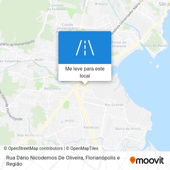 Rua Dário Nicodemos De Oliveira mapa