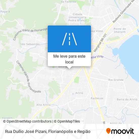 Rua Duílio José Pizani mapa