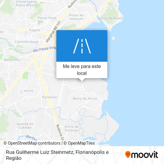 Rua Guilherme Luiz Steinmetz mapa