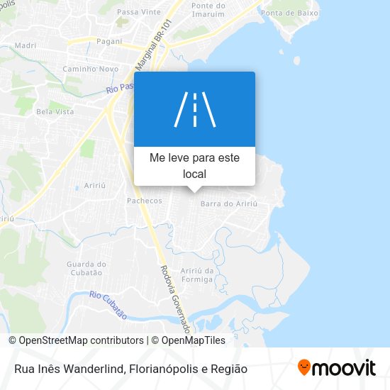 Rua Inês Wanderlind mapa