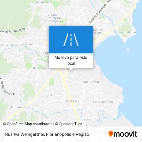 Rua Iva Weingartner mapa