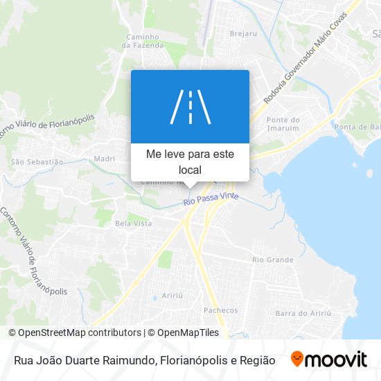 Rua João Duarte Raimundo mapa